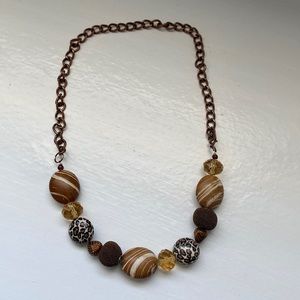 Beaded necklace 19"